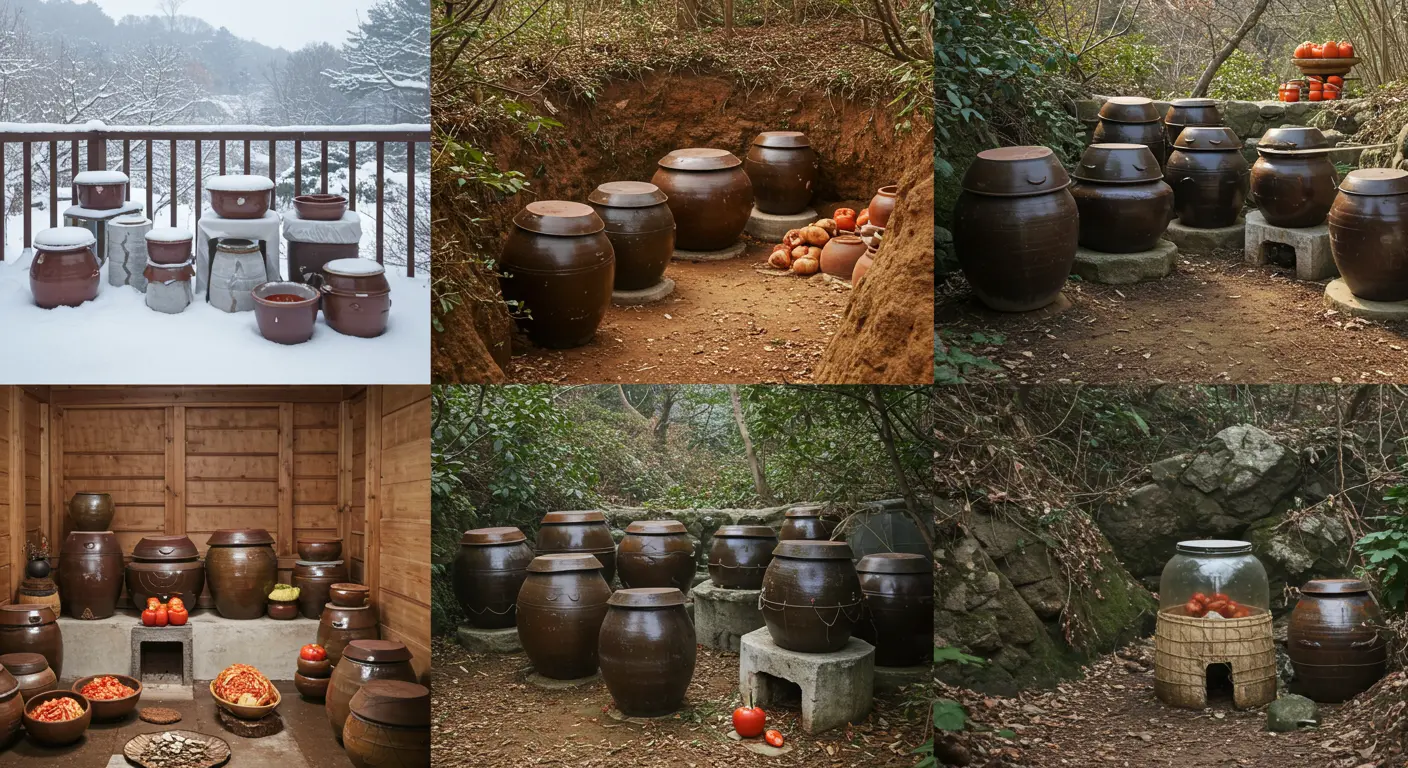 자연 환경을 활용한 김치 숙성 방법들