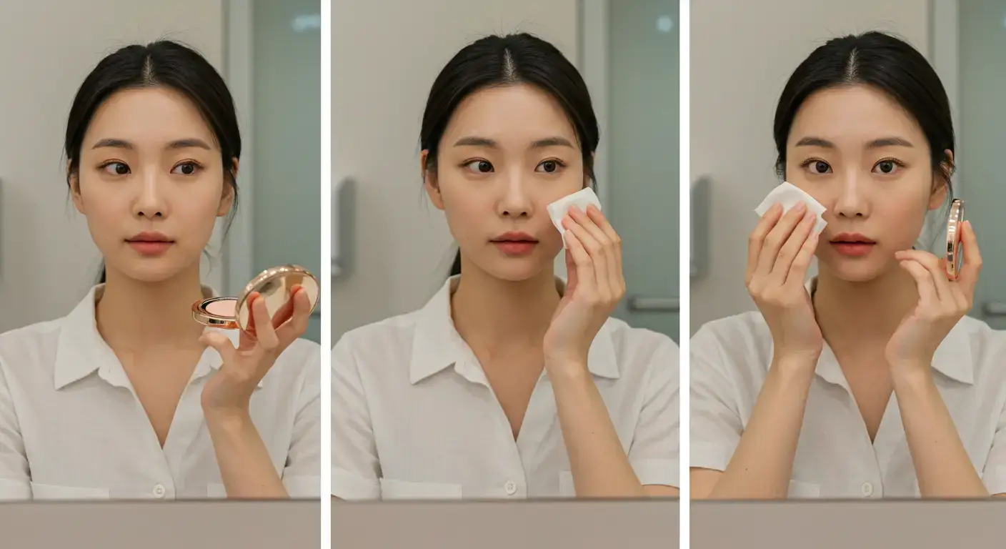 시간대별 K-뷰티 메이크업 터치업 방법 단계별 가이드
