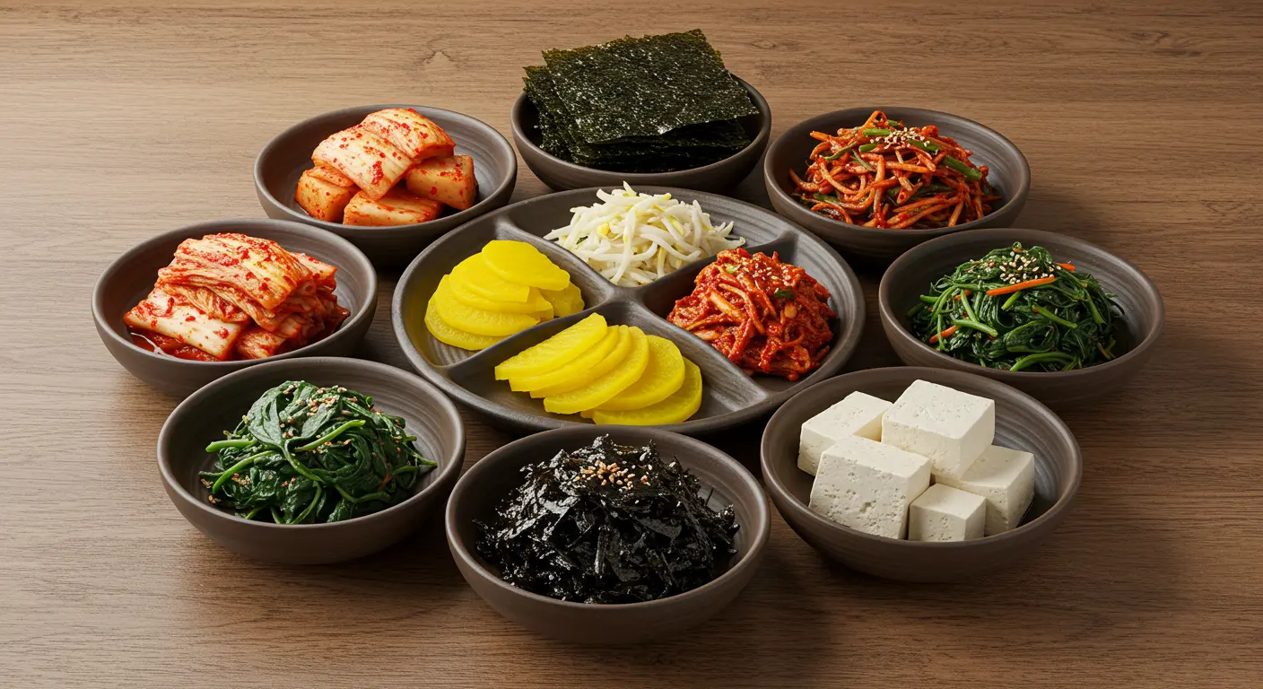 한국인 음양오행 오색 반찬 철학
