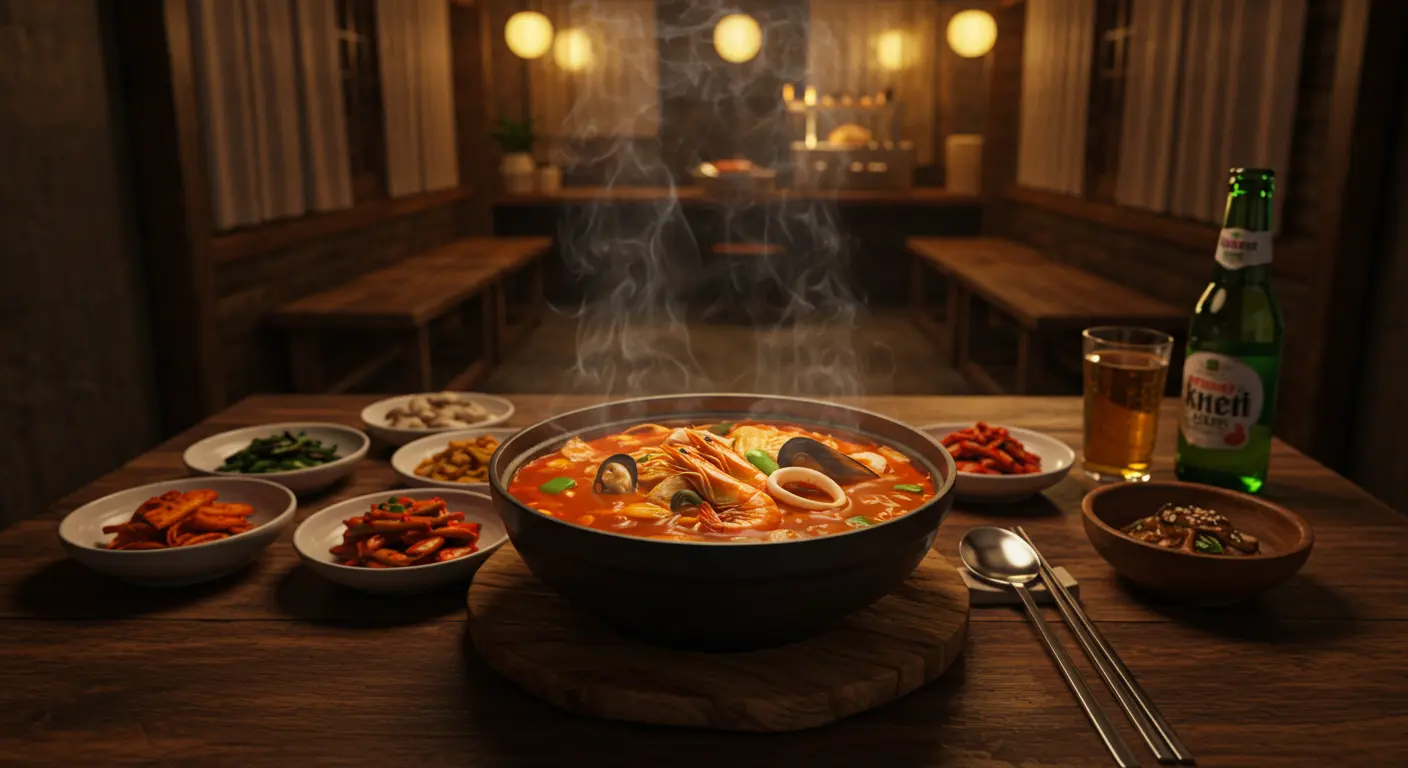 이태원 클라쓰 드라마 속 짬뽕탕과 한국식 해산물 요리