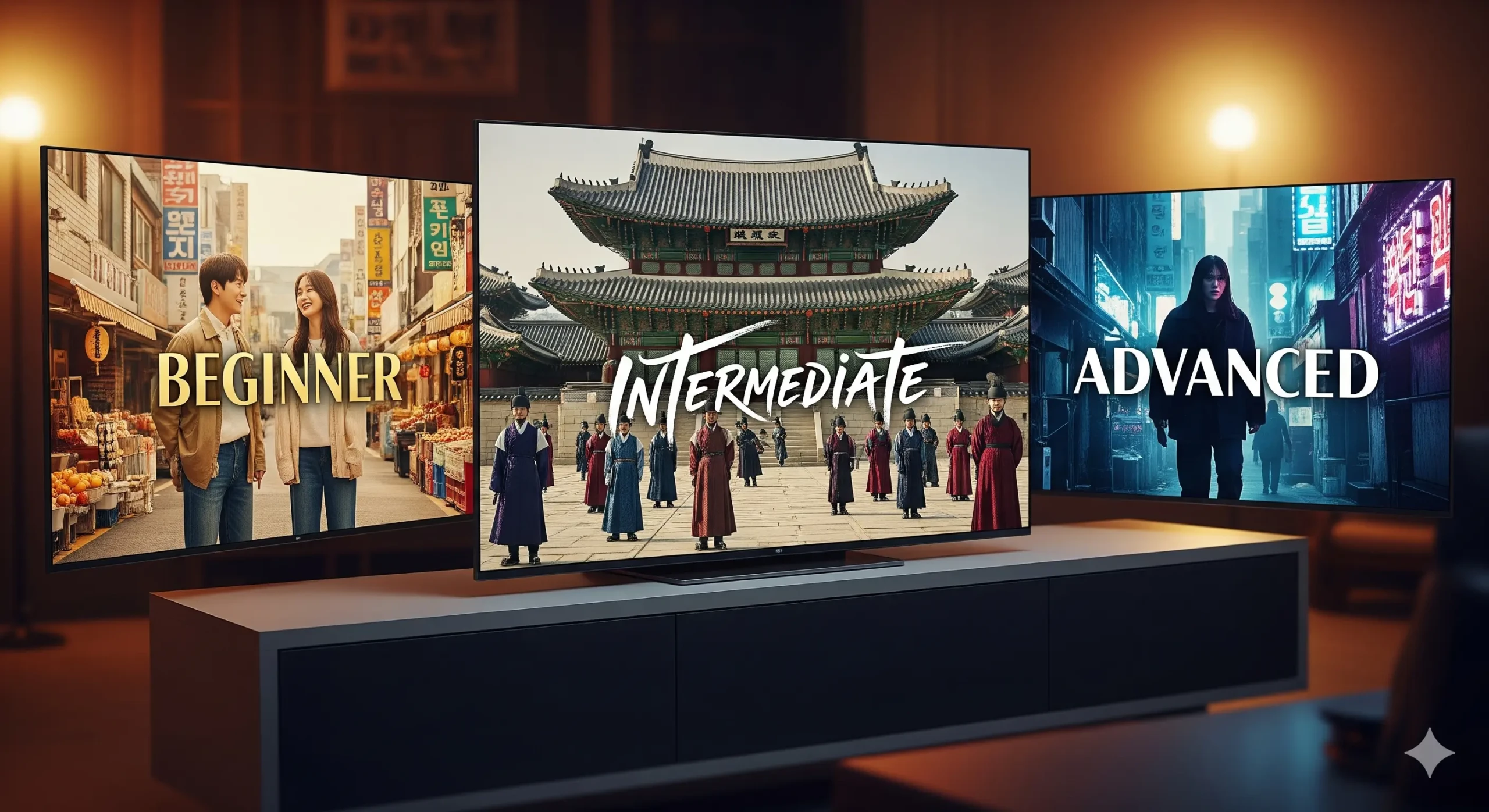 K-Drama-Empfehlungen und Lernpunkte nach Niveau