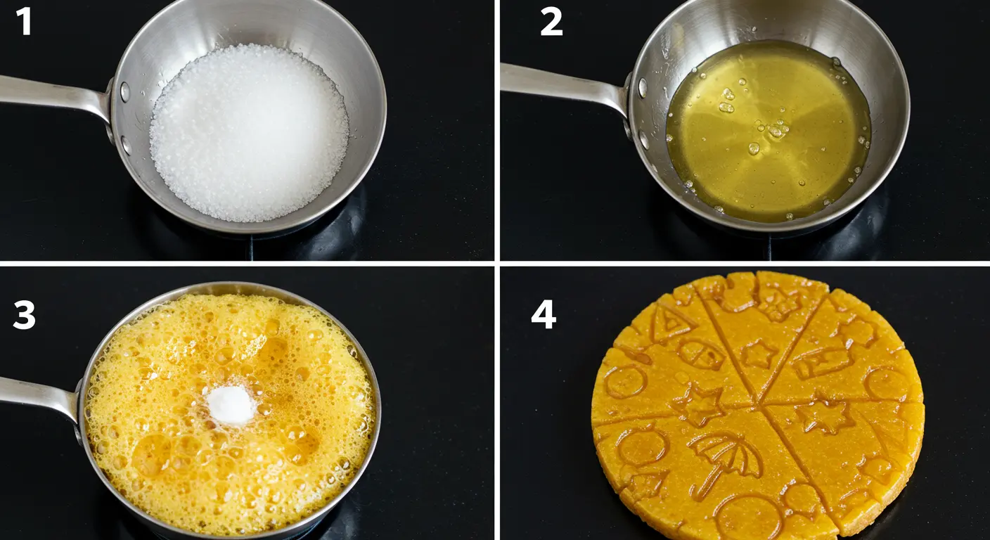 A Step-by-Step Guide to Making Squid Game Dalgona Recipe - From Sugar to Done